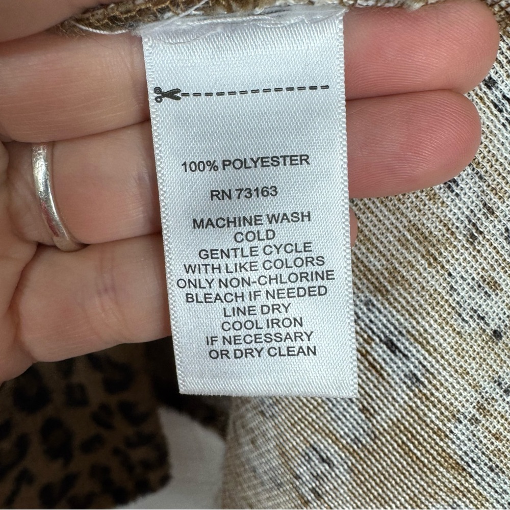Melissa Paige Brown Leopard Teddy Jacket - Picture 4 of 6